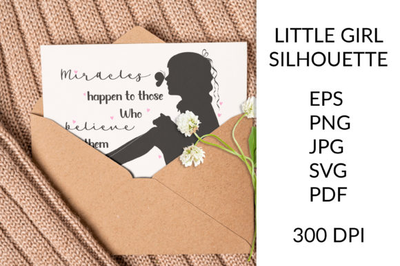 Review: Little Girl Silhouette with Quote